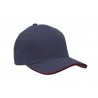 Cap - mod. 4210:Navy, Cotton, Red
